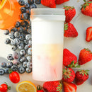 Portable Blender Wireless Juicer USB Small Lemon Orange Fruit Cup (White) Newly