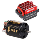 External Carbon Brush F540 Brushed Motor with 60A ESC for 1/10 RC Off-Road