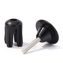 2x Burnt Blue Aluminum Bicycle Handlebar End Caps Plugs for Mountain Road B