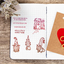 Transparent Silicone Seals Stamps DIY Scrapbooking Christmas Card Making Craf