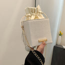 Retro PU Leather Totes Bags Women Solid Color Shoulder Female Purse Handbags