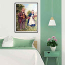 5D Kit Rhinestone Pictures DIY Old Couples Full Square Drill Diamond Painting