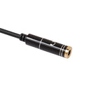 asiprop 3.5mm Male to 3.5mm Male Headphones + Microphone Audio Splitter K