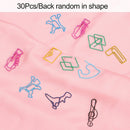 Shape Memo Desk Organizer Notebook Paper Clips Stationery Bookmark Binder Clip