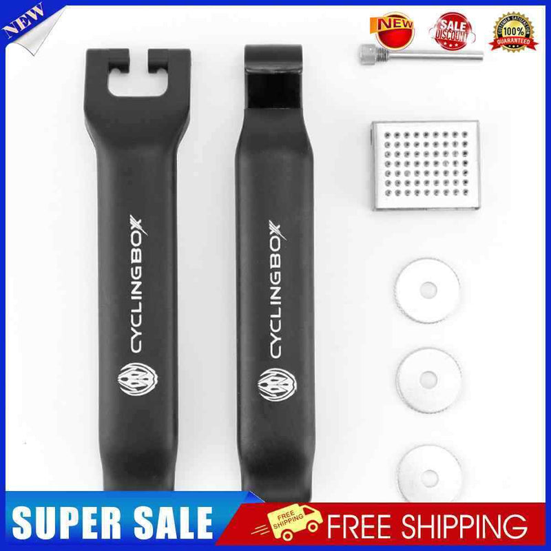 CYCLINGBOX 2pcs Bicycle Tire Lever Mountain MTB Road Bike Tyre Pry Repair Tool
