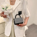 Mini Shoulder Bag Women Fashion PU Sequins Leather Chain Flap Handbag Satchels