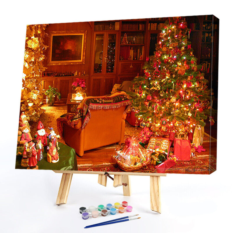Christmas decorations 50x40cm Oil Paint By Numbers DIY Painting