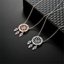 Crystal Dreamcatcher Projection Necklace I love You Bohemia 100 Languages
