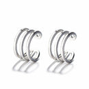 No piercing Punk Jewelry Set Ear Clip Cartilage Hoop Tragus Cuff Wrap Earrings