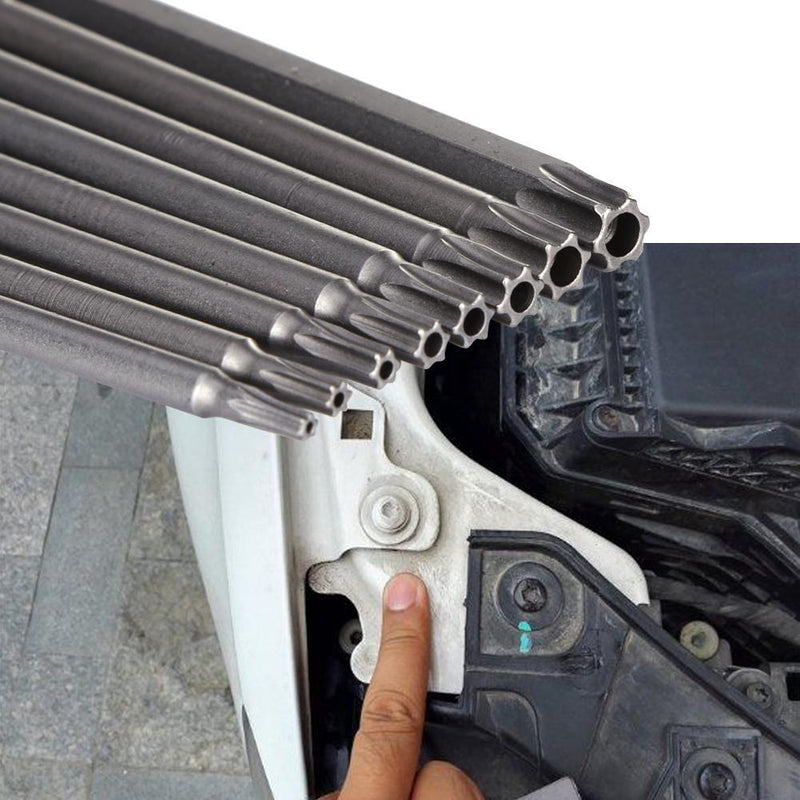8Size/Set 100mm Length Magnetic Torx Screwdriver Bits Set Electric Screwdri