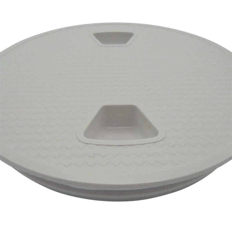 White Non-slip 8 Inch Round Boat Sailing Inspection Deck Cover Lid Marine