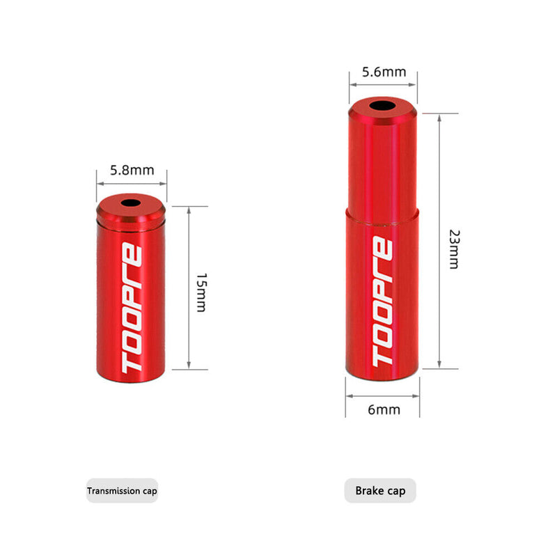 Mountain Bike Brake Cable End Caps Road Bicycle Derailleur Shift Inner Wire Tips