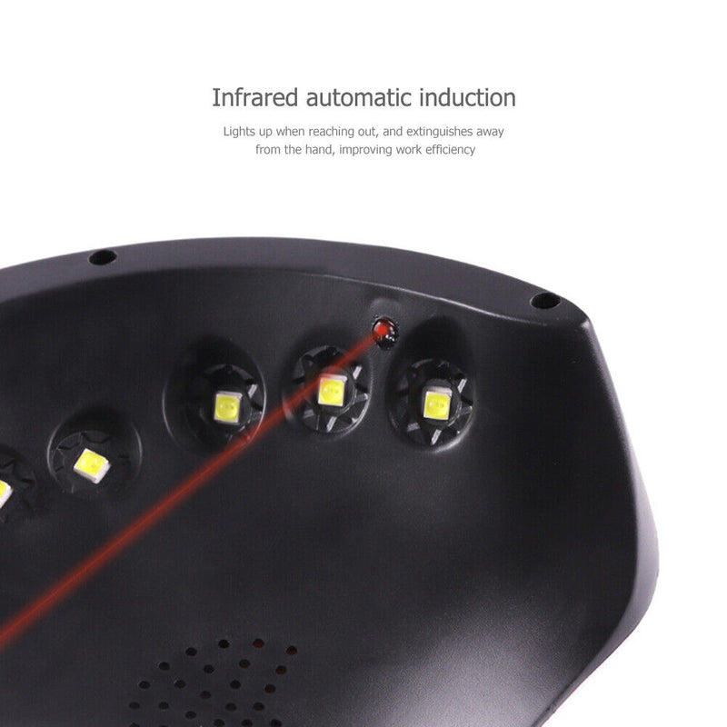 12 LED Nail Gel Varnish Polish 3 Timer Auto Sensor Manicure Light Nail Art Tools