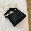 Women Canvas Shoulder Bag Large Capacity Letter Crossbody Messenger Handbags