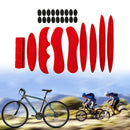 27pcs Cycling Helmet Inner Pads Kit Sealed Sponge for Motorcycle (Red) Newly
