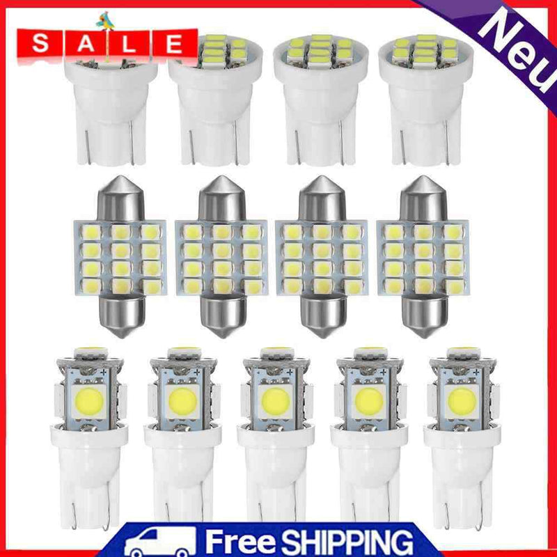 Innersetting Car Accessories, 13pcs / Set Car Interior LED Bulb Kit Garland