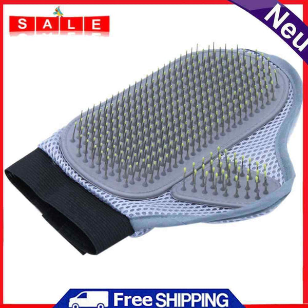 Cat Grooming Glove Hair Deshedding Cleaning Massage Brush Comb Palm Shaped Mitt