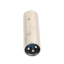 2pcs 3Pin XLR Male to XLR Male Microphone Power For Adapter Plug Connector Newly