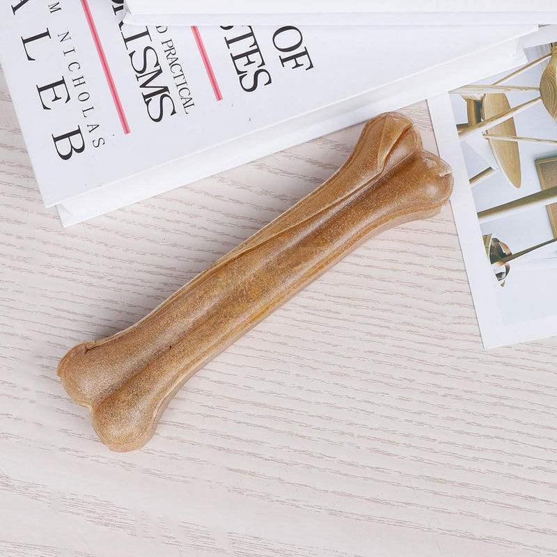 8"" Compressed Rawhides Dog Bones Puppy Teething Snack Food Treats Toys Suppl