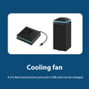 Game Console Cooling Fan for Xbox Series X Cooler Cooling System (Black) Newly
