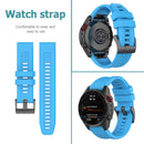 #A Sport Silicone Watchband Wriststrap Wear-resistant for Garmin Fenix 7