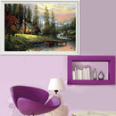 Rural Landscape 40x30cm DIY Paint By Numbers Oil Painting Kits Canvas