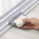 Groove Cleaning Window Brush Corners Gaps Household Cleaner Tool (Beige) Newly