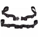 Adjustable Backpack Chest Harness Strap Non-Slip Backpack Straps (Black) Newly