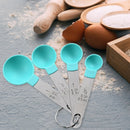 4x Kitchen Cooking Measuring Spoons Teaspoon Cups for Sugar Flour Salt (B)
