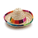 Buckle Costume Cat Pet Ornaments Mexican Straw Cap Pet Straw Hat Sombrero