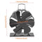 Distribution Winter Warm Black Fireplace Log Wood Burner Stove Fan Heat Powered
