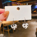 Love Heart Leopard Women Girls Earring Hoop Earring Drop Earrings Stud Earrings