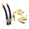 45 90 135 Degree Bend Tire Valve Extension Adapter Set for Motorcycle Bike Newly