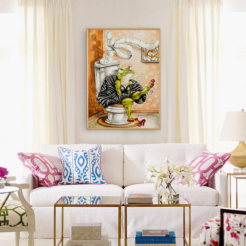 AISEN DIY 5D Diamond Complete Set Diamond Painting Frog Animals Cartoon Rhinestone K