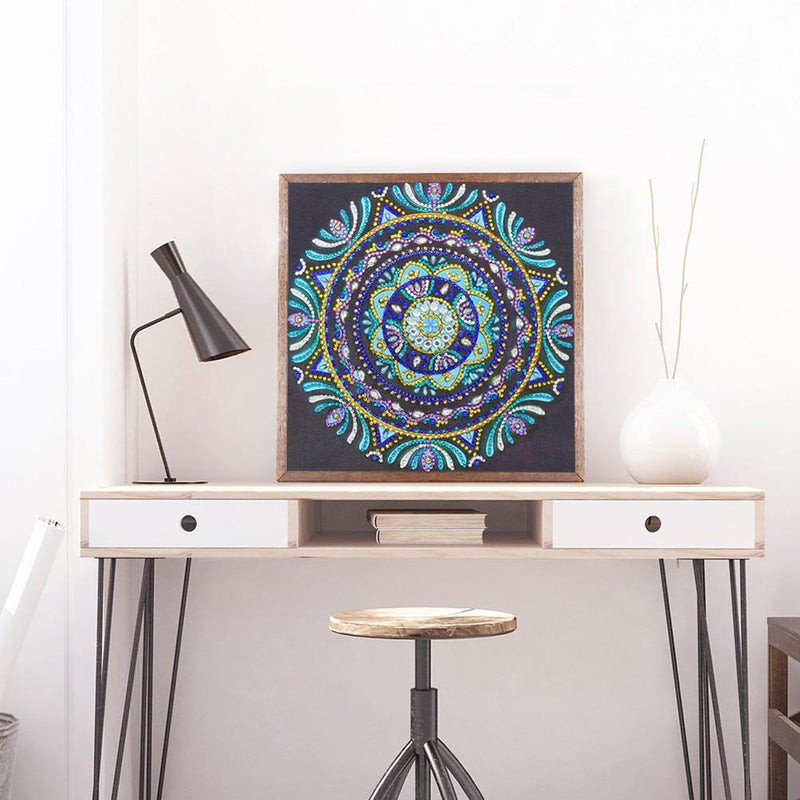 5D DIY Special Shaped Diamond Painting Mandala Cross Stitch Kits (R8358)