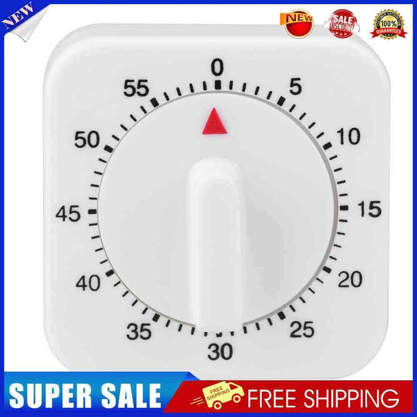 5pcs 60 Minutes Manual Timer Mechanical Reminder Alarm Clock Kitchen Timer