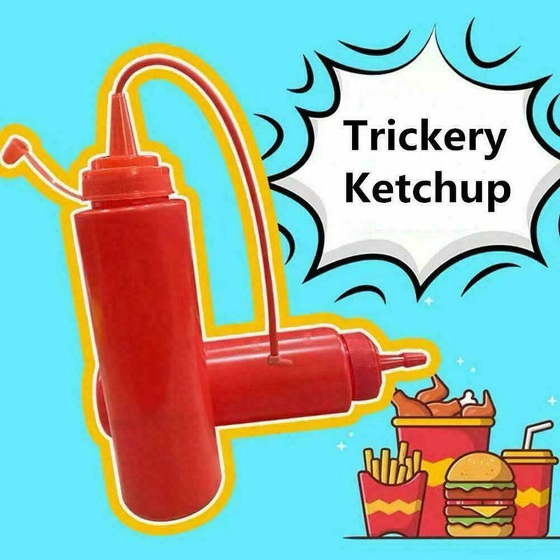 1x Ketchup Salad Bottle Prank Decompression Vent Toys Empty Bottles Prank J3N3