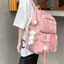 2022 women s Travel Backpack women s Multi Pocket waterproof University sch