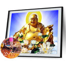 Buddha Lotus Diamond Painting Kits Full Round Drill Wall Decor 40x30cm (2)