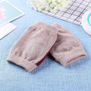 1 Pair Baby Crawling Leg Pad Baby Knee Pads Anti Slip Knees Pad (Wine Red)