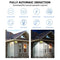 2pcs COB 120LED Solar Motion Sensor Wall Light Outdoor Waterproof Yard Lamp