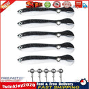 5pcs Artificial Soft Loach Fishing Lures + 5pcs Barbed Jig Hooks (White) Newly