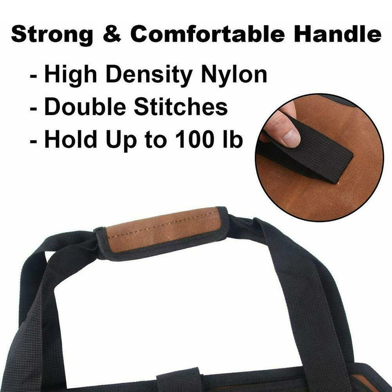 Firewood Log Carrier Bags Heavy Duty Waxed Canvas Logs Tote Bags for Indoor Tool