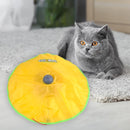 Funny Intellectual Interactive Plastic Pet Cat Amusement Plate Toys Turntable