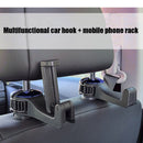 Car Seat Headrest Hook Phone Holder Back Seat Hanger Storage Hook (Blue) Newly