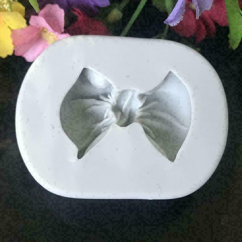 Bowknot Silicone Mold Cupcake Border Molds Fondant Cake T7R9 E7T1 Decor DIY U2L7