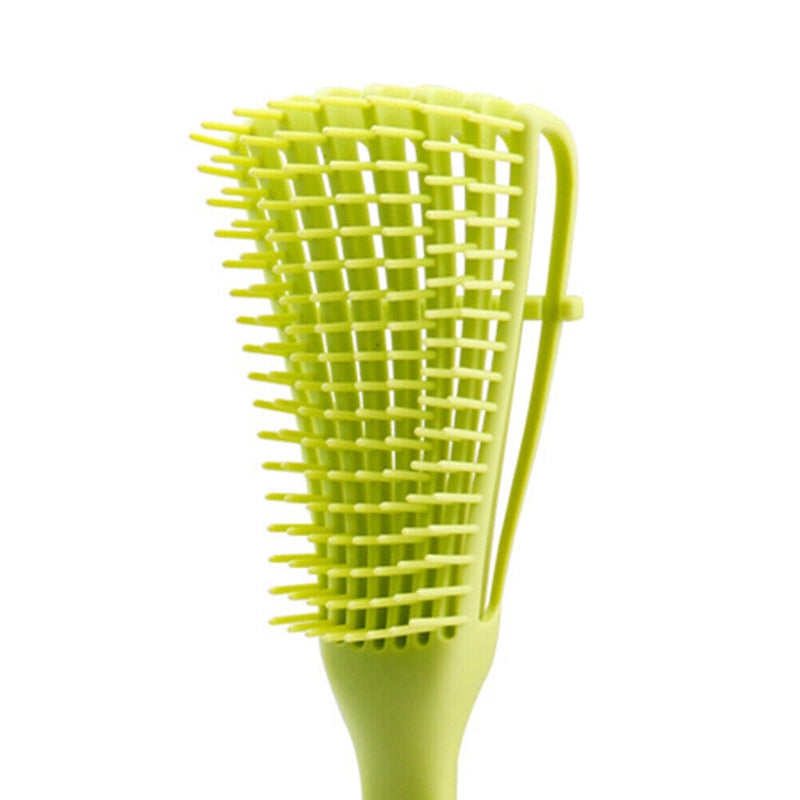 Detangling Hair Brush Massage Wet HairComb Detangler Hairbrush (Olive Green