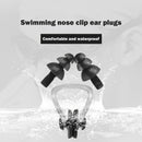 Waterproof HD Eyewear Adults Anti-fog Diving Goggles Earplug Kits (Grey)