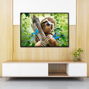 Sloth 5D DIY Full Round Drill Diamond Painting Hanging Digital Home Decor Crafts