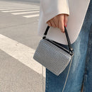 Women Rhinestone Handbags Female Crossbody Shoulder Chain Mini Cluthes Purse